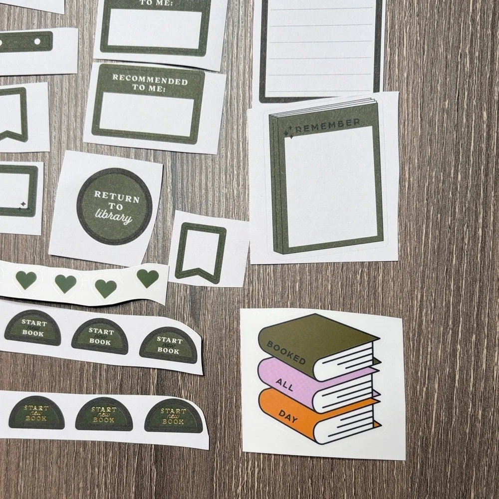 ❤️$2 Green Book Themed Not So Mystery Happy Planner Sticker Set